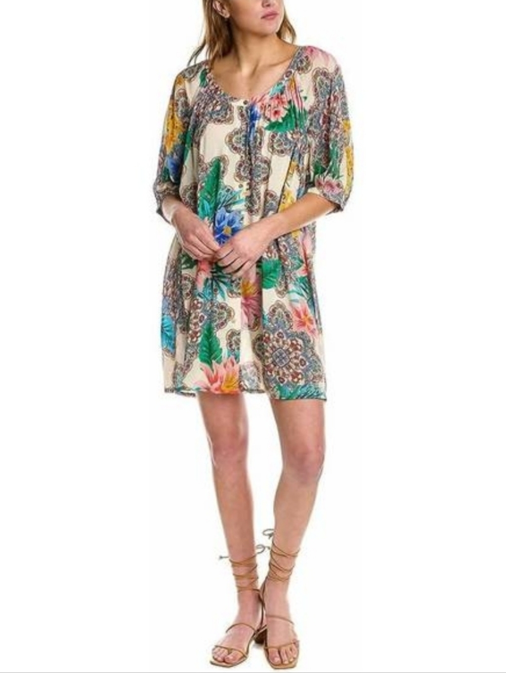Johnny Was Bryony mini dress size large